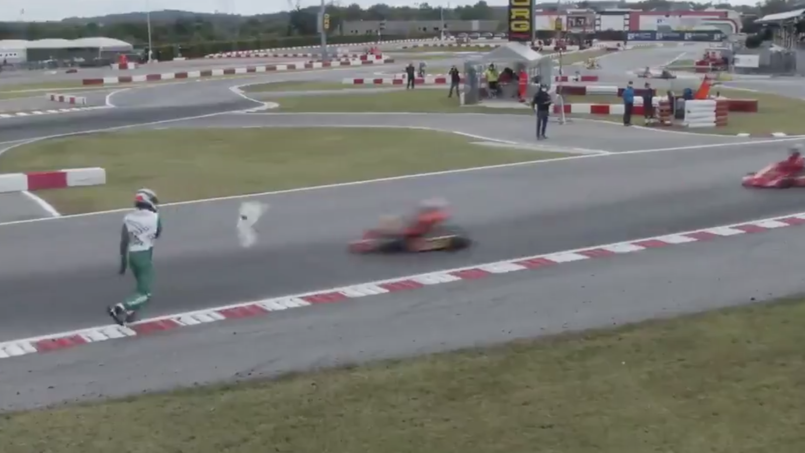 Karter Luca Corberi vows to never race again after “disgraceful” fight